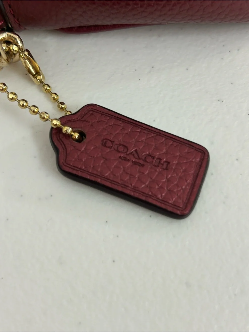 Coach Nolita 19 Bag in Burgundy